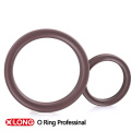 Customized FKM 75 Brown Rubber X/ Quad Ring